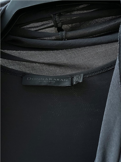 Donna Karan Full Drape Asimetrik Midi Elbise