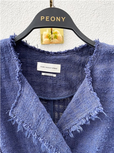 Isabel Marant Tweed Kruvaze Ceket