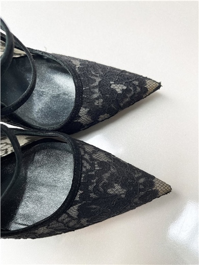 Le Silla Transparent Lacy Topuklu Ayakkabı
