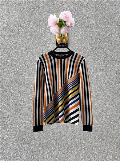 Louis Vuitton Stripes Wool Triko