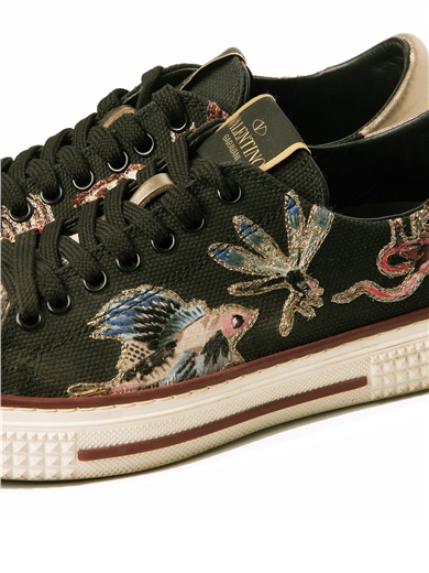 Valentino Low Top Patch Sneaker